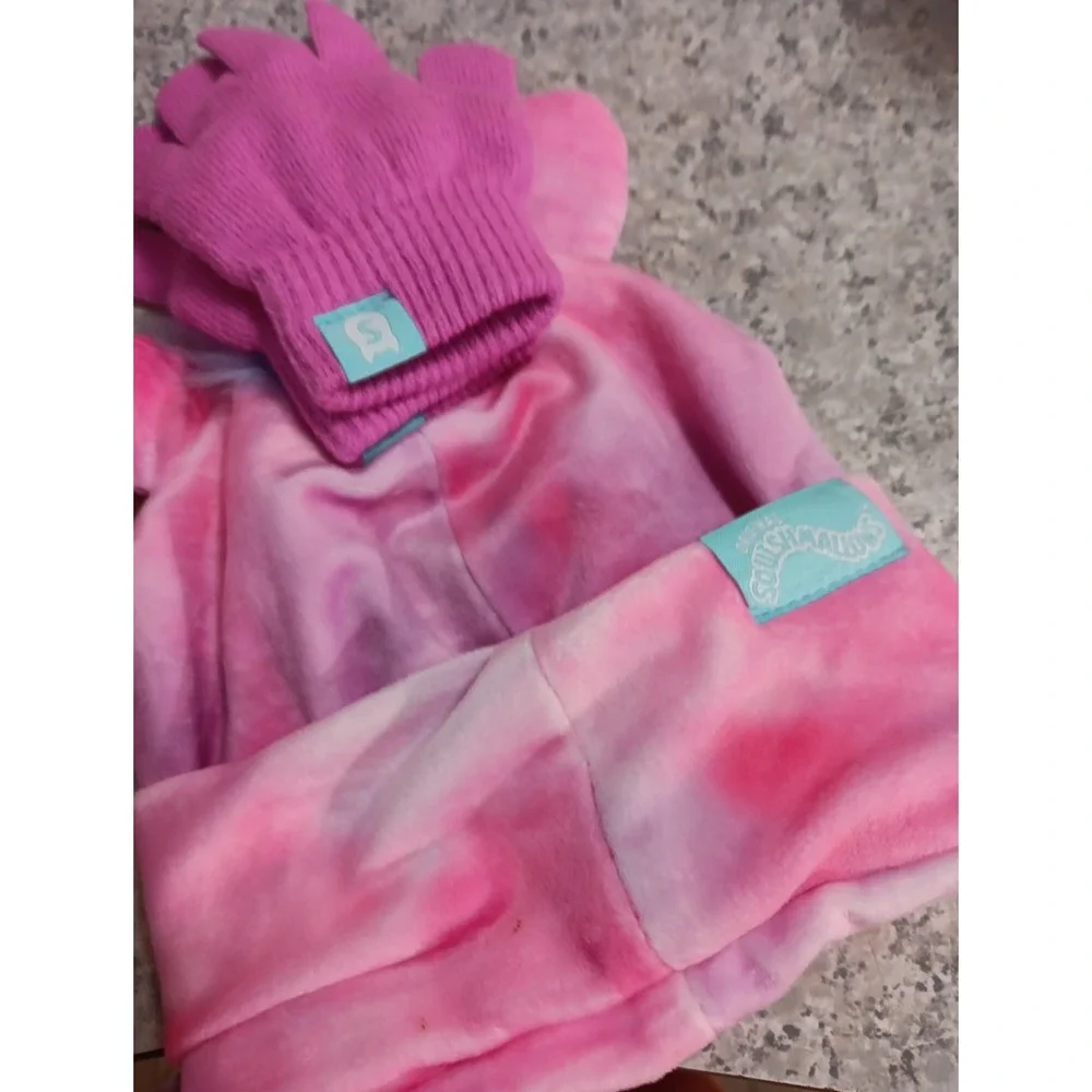 SQUISHMALLOW Kids Knit Toboggan Hat & Gloves Set • Meet Lola• Jazwares NWT